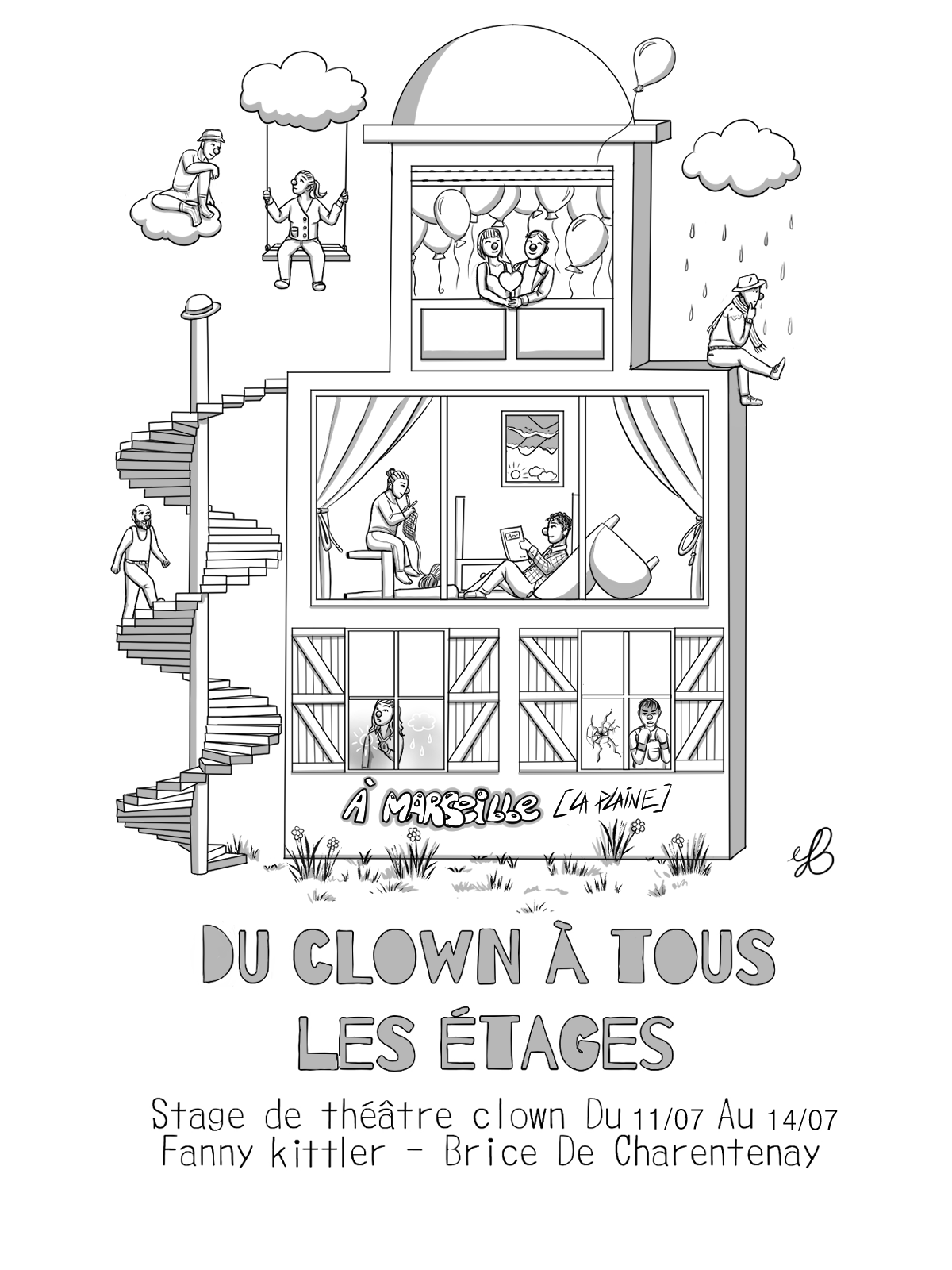 stage de théâtre clown